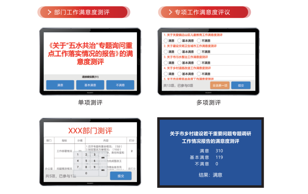 满意度测评系统