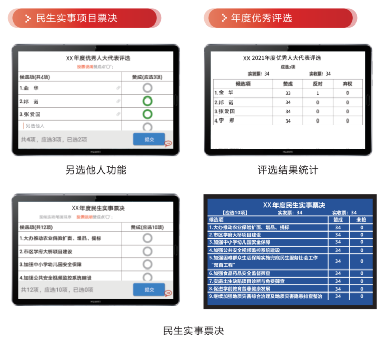 民生实事项目票决系统